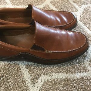 Shoes Men's 9M Brown  Driving Moccasin Loafer Leather